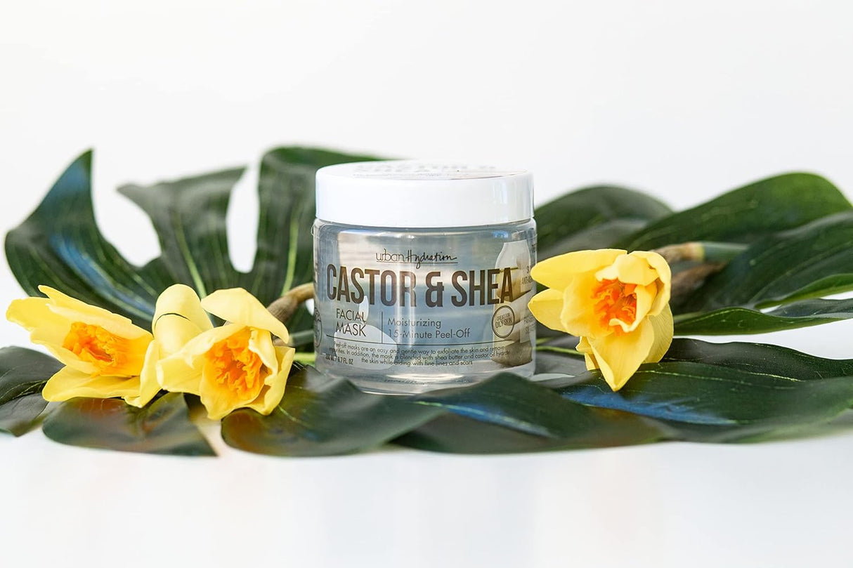 Skincare Nourish & Rehydrate Castor & Shea Facial Peel-Off Mask, 6.7 Ounce