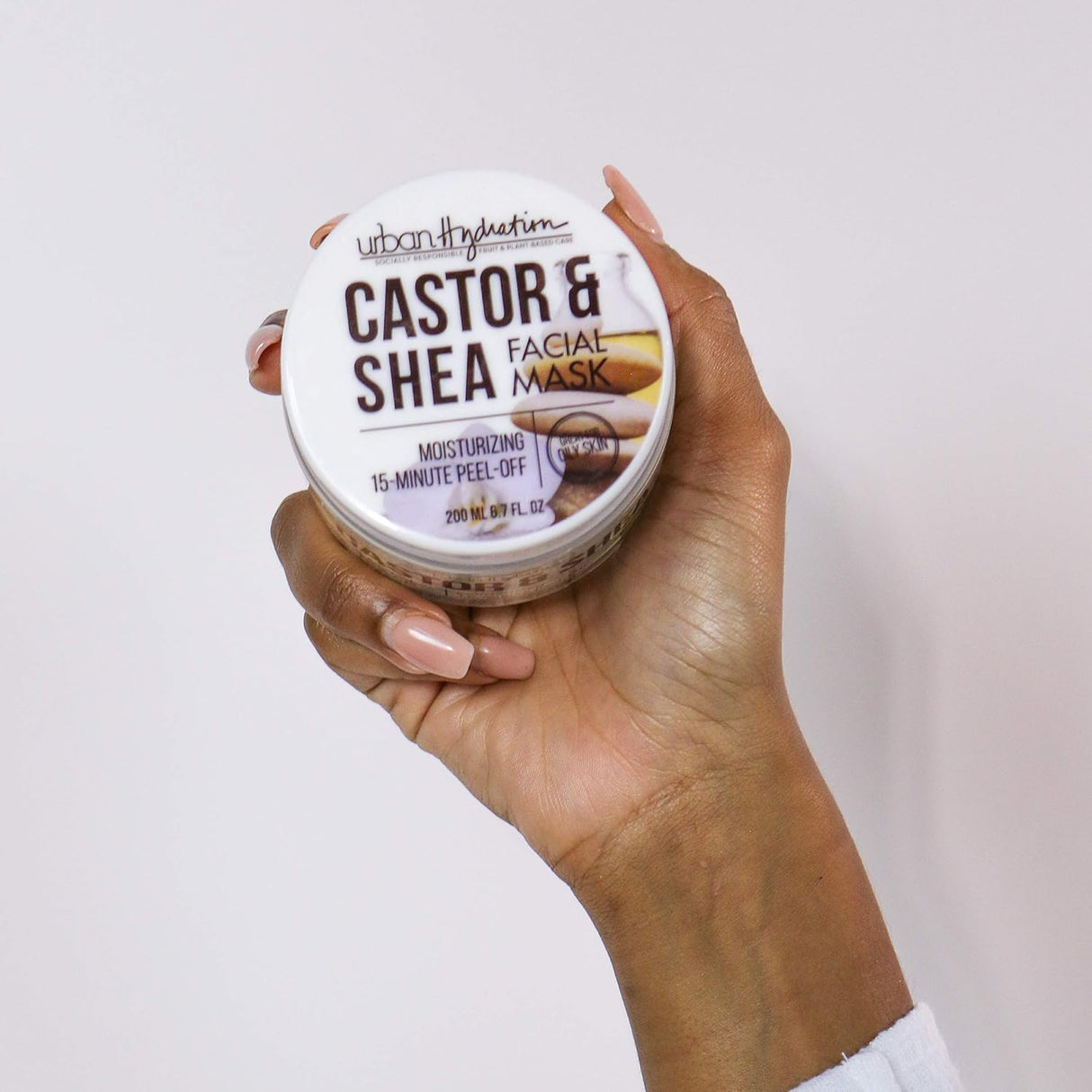 Skincare Nourish & Rehydrate Castor & Shea Facial Peel-Off Mask, 6.7 Ounce