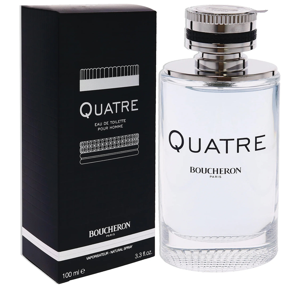Quatre Eau De Toilette Spray, Cologne for Men, 3.3 Oz