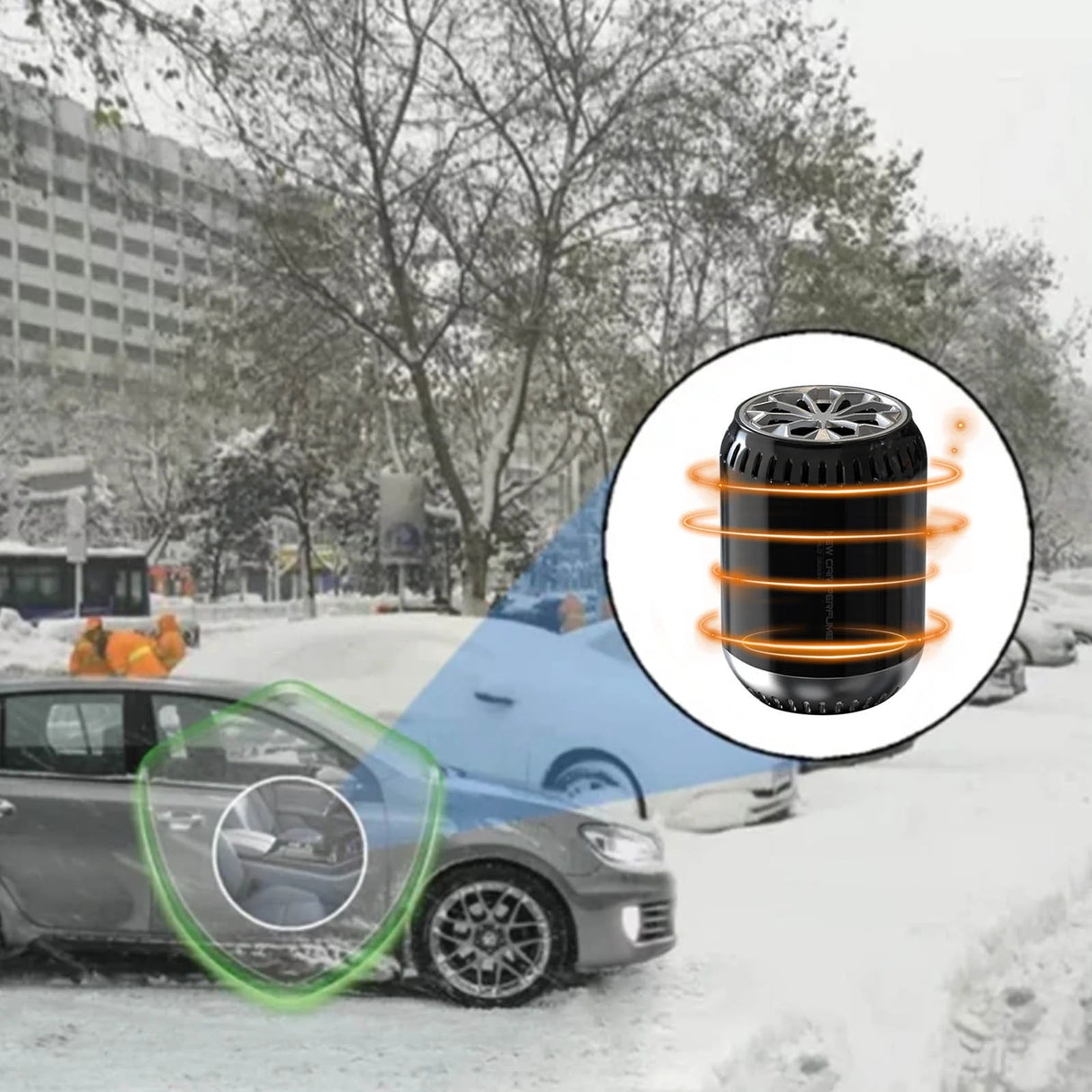 Molecular Interference Antifreeze for Snow Clearing, Vehicle Microwave Defroster Instrument, Microwave Defroster Car