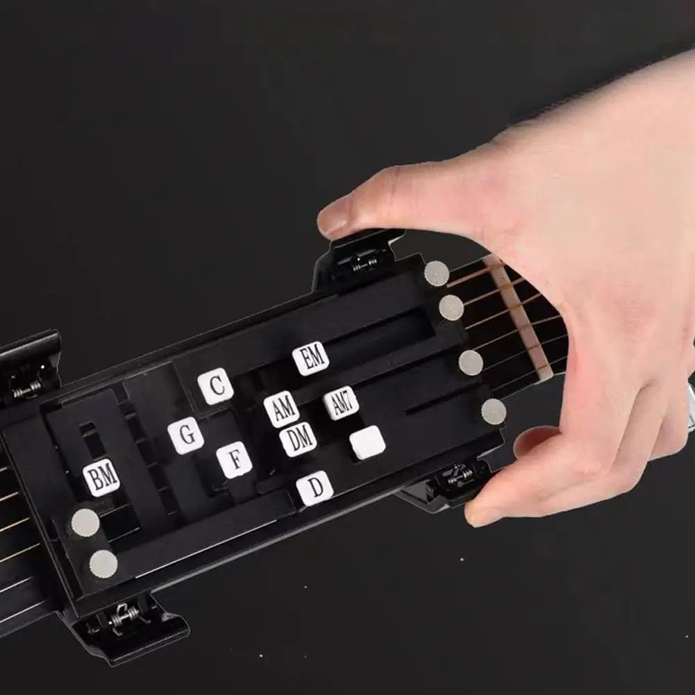 Guitar Practice Tool Easy to Install Eliminates Finger Pain Guitar Chords Learning Tools Practitioner Chord Booster Accessories