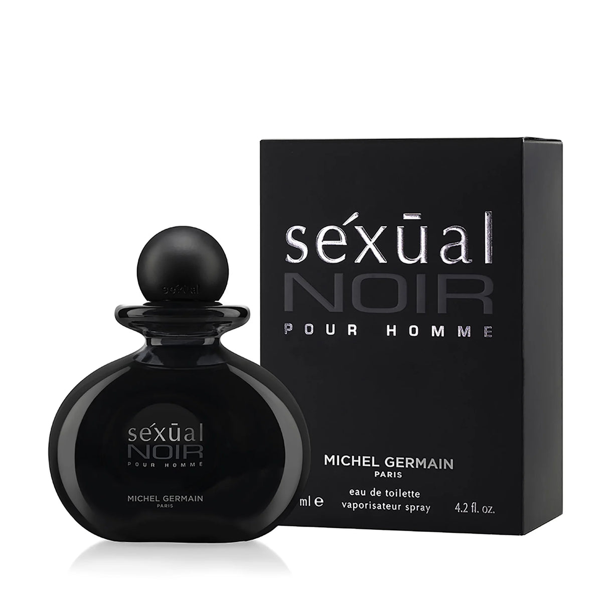 Sexual Noir Pour Homme, Cologne for Men, 4.2 Oz EDT Spray