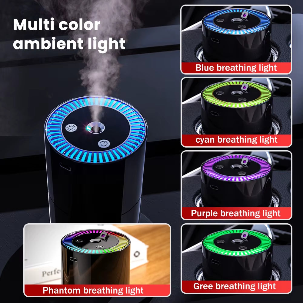 USB Portable Car Aromatherapy Diffuser, Aromatherapy Humidifier, Car Air Freshness Purifier, 5 Types of Essential Oils Available