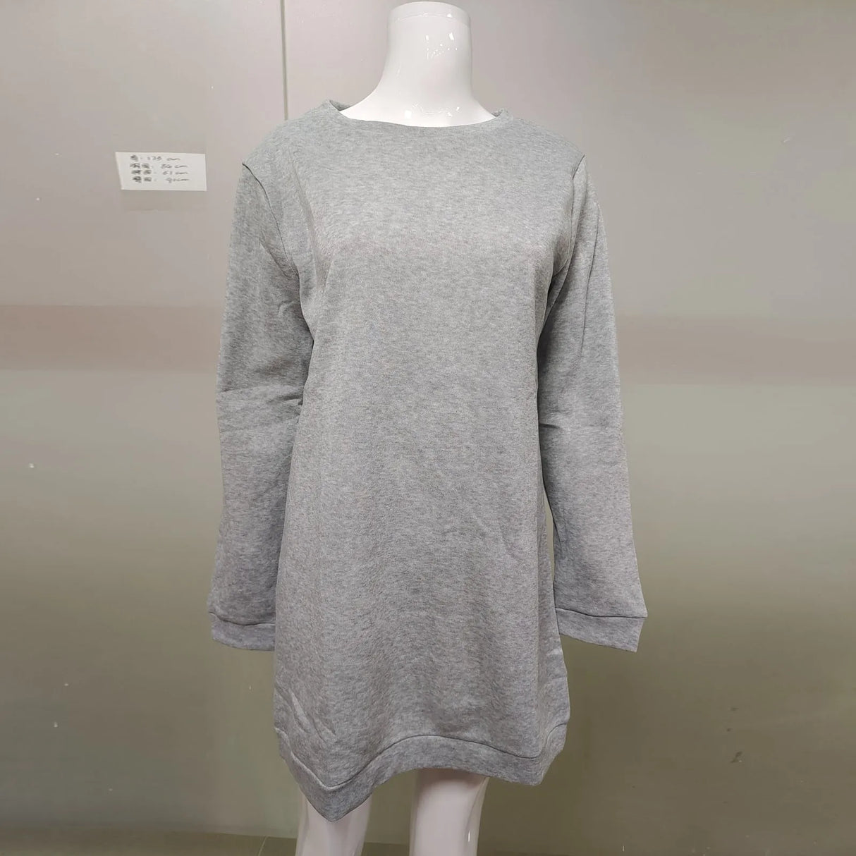 Women'S Autumn and Winter round Neck Long Sleeve Solid Color Sweater Dress Vestidos En Oferta Liquidación Envío Gratis Ropa Para