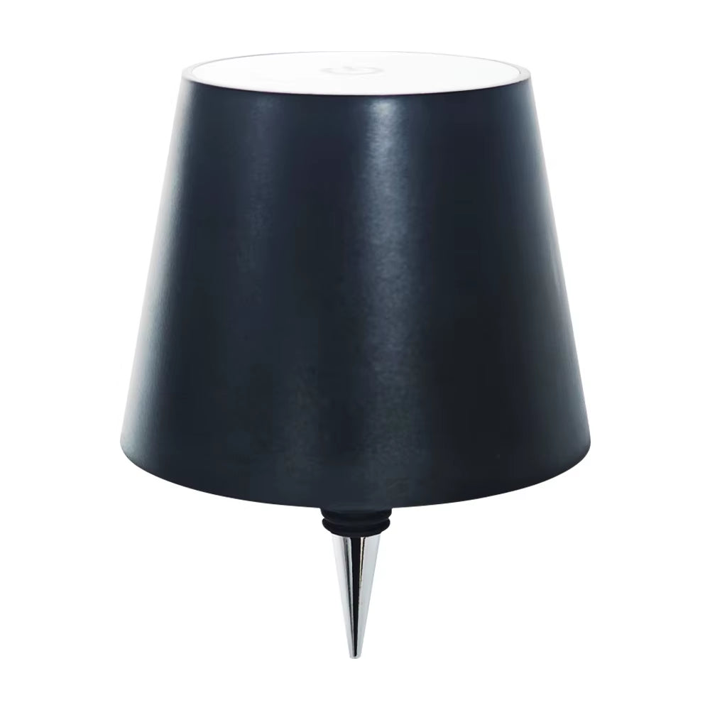 Wireless Bottle Lamp LED Wine Bottle Base Rechargeable Vases Led Light Battery Operated Bar Dining Mushroom Lamp Holder Decor