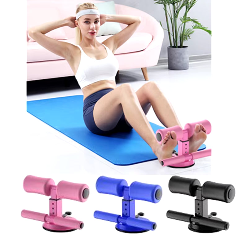ABS Trainer Sit up Bar Self-Suction Fitness Equipment Abdominal Strength Trainer Home Gym Muscle Training Men Women Weightloss