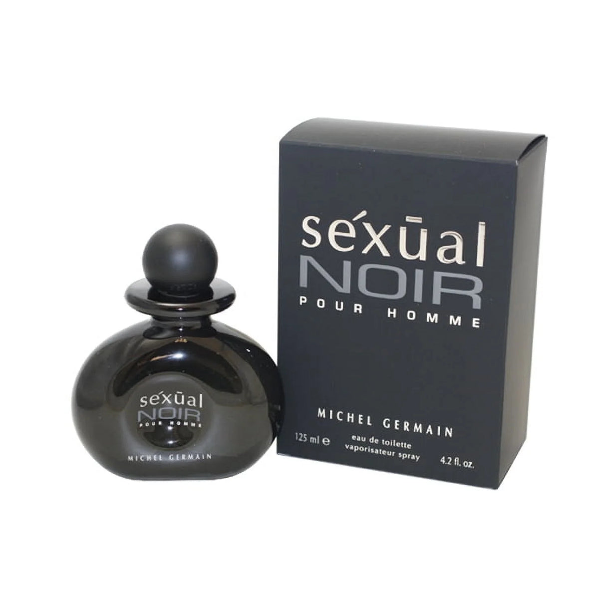 Sexual Noir Pour Homme, Cologne for Men, 4.2 Oz EDT Spray