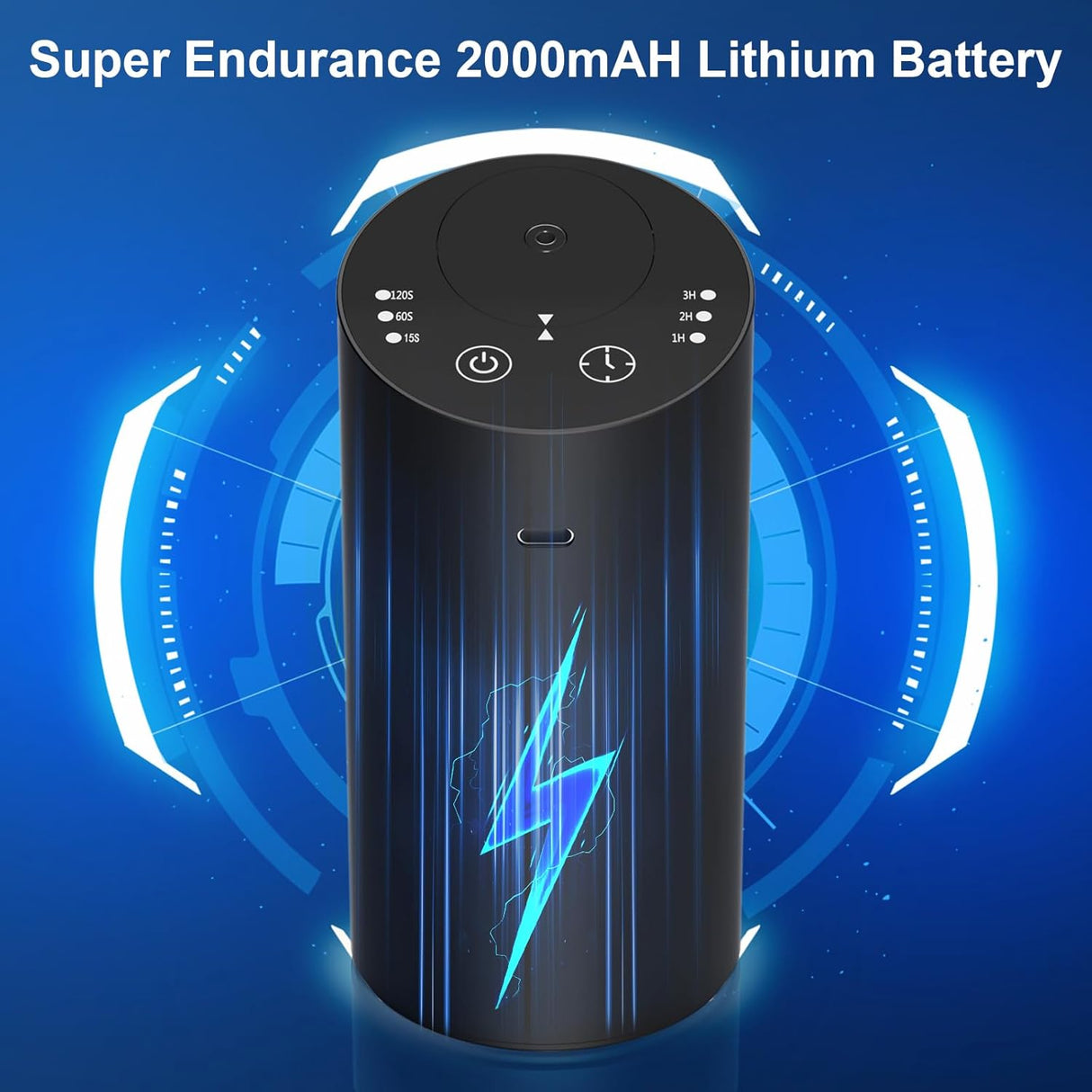 Waterless Car Diffuser, Waterless Diffusers for Essential Oils with Timer & No Leakage Tech, Super Quiet Cordless Aromatherapy Essential Oil Diffuser Battery Operated for Car, Room, Office