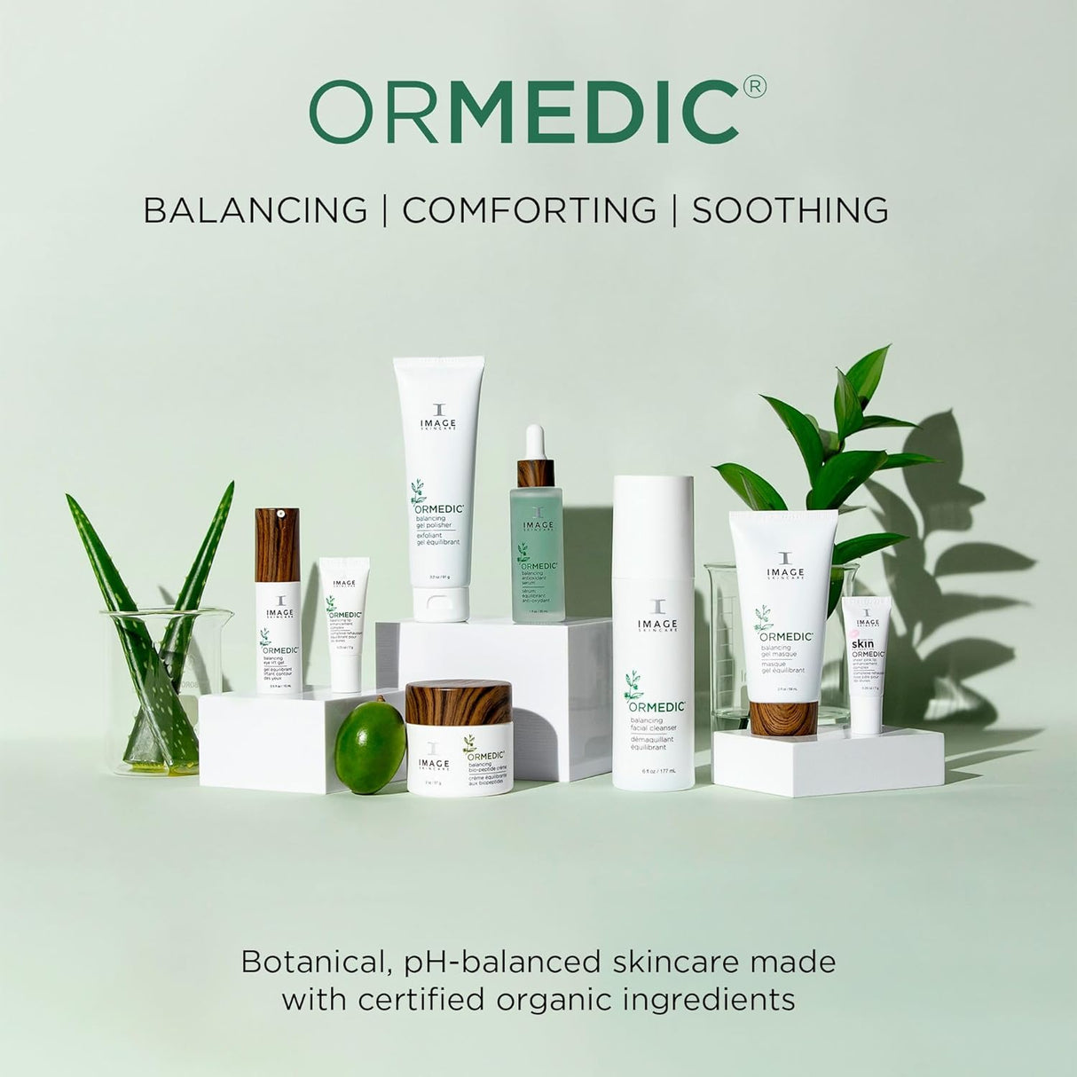 Ormedic Ph Balancing Facial Cleanser, Mild Foaming and Hydrating Face Wash with Aloe Vera