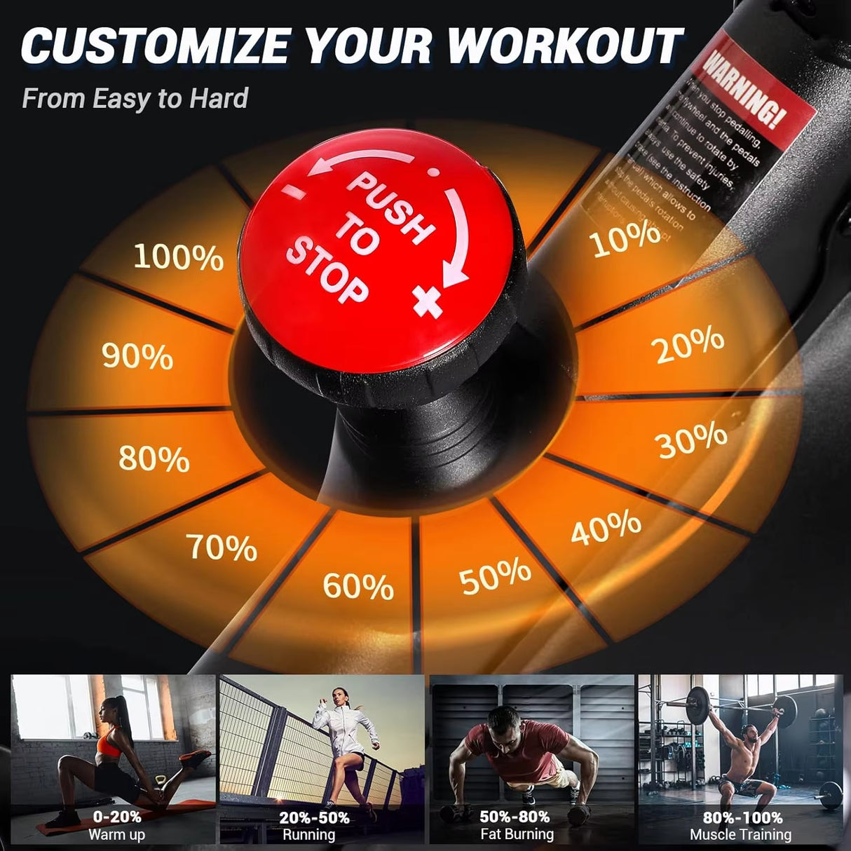 Exercise Bike, Indoor Cycling Bike Stationary, Cycle Bike with Comfortable Seat Cushion, Digital Display with Pulse