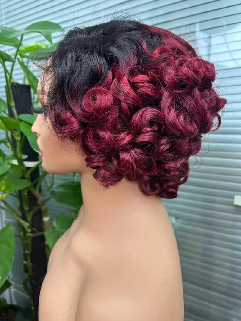 4X4 Lace Wig Short Loose Wave for Women, Summer Style Hairpiece, Lightweight and Breathable for Everyday Use