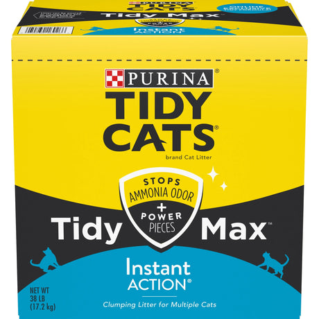 Purina Tidy Cats  Clumping Cat Litter, Instant Action, Odor Control 24/7, 38 Lb. Box