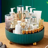 Makeup Perfume Organizer Tray 360° Rotating Lazy Susan, Spinning Organizer and Skincare & Cosmetics Storage with Large Capacity