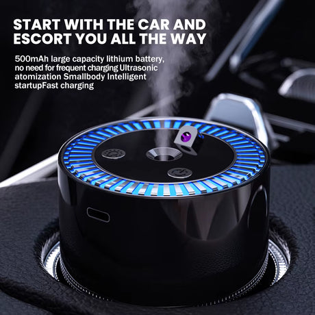 USB Portable Car Aromatherapy Diffuser, Aromatherapy Humidifier, Car Air Freshness Purifier, 5 Types of Essential Oils Available