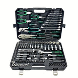 Professional Household Hardware Tool Set/Car Repair Tool Set: Ratchet Torque Wrench, Wrench, Screwdriver, Socket Combination - Very Suitable for Bicycle and Car Repair! Men'S Gifts, Black Friday Gifts, Christmas Gifts