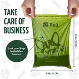 Biodegradable Dog Poop Bags with Holder, 1200 Bags, 9X13", Eco-Friendly