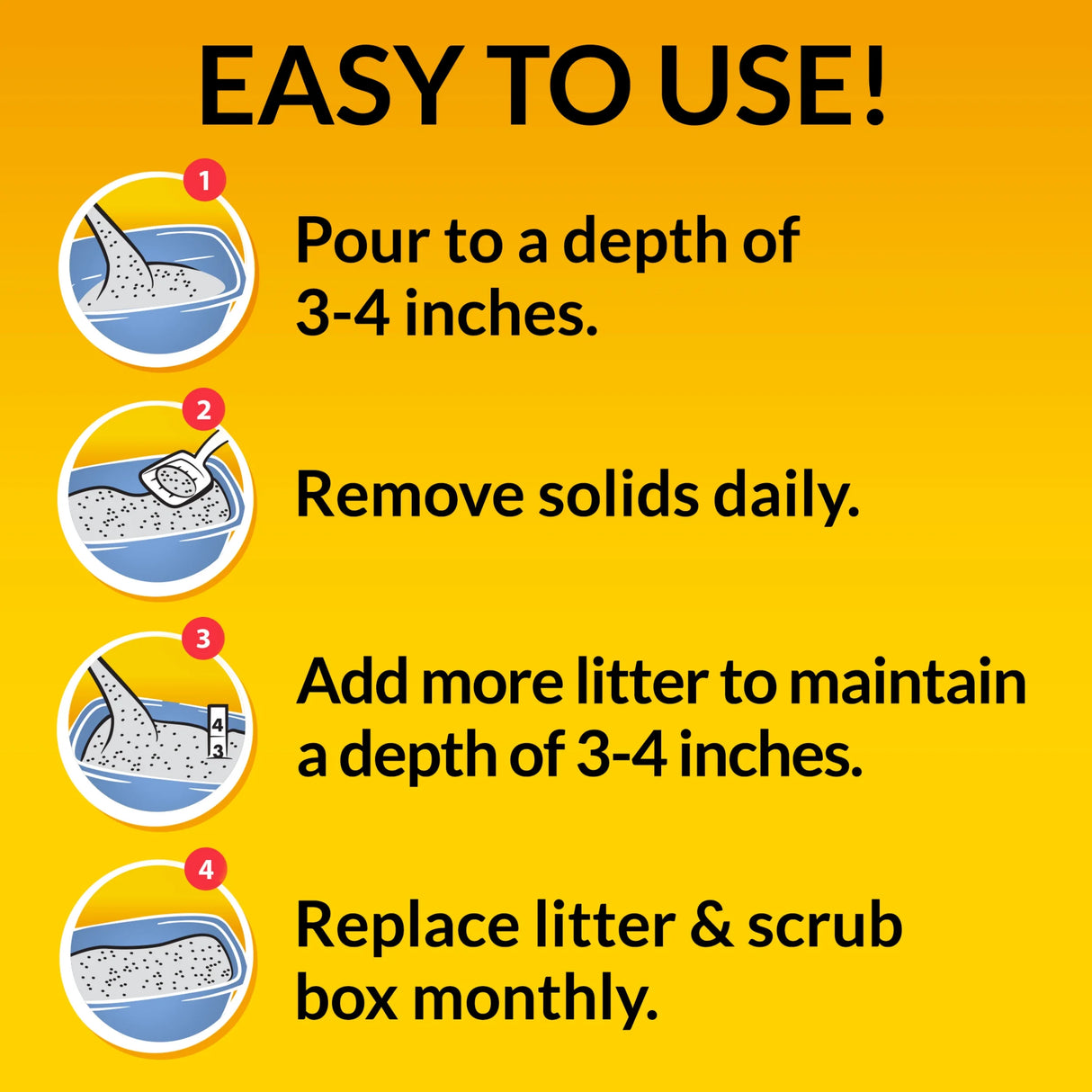 Purina Tidy Cats  Clumping Cat Litter, Instant Action, Odor Control 24/7, 38 Lb. Box