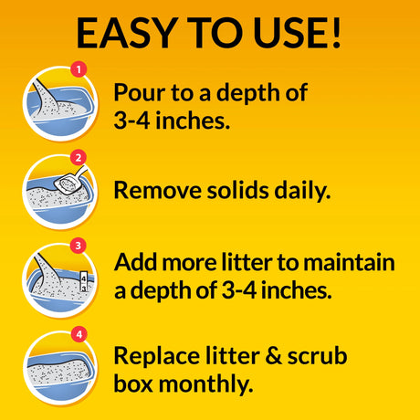 Purina Tidy Cats  Clumping Cat Litter, Instant Action, Odor Control 24/7, 38 Lb. Box