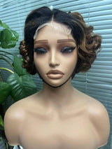 4X4 Lace Wig Short Loose Wave for Women, Summer Style Hairpiece, Lightweight and Breathable for Everyday Use