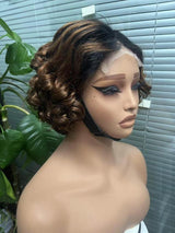 4X4 Lace Wig Short Loose Wave for Women, Summer Style Hairpiece, Lightweight and Breathable for Everyday Use