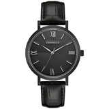 by  Men's Black Leather Strap Watch 45A148