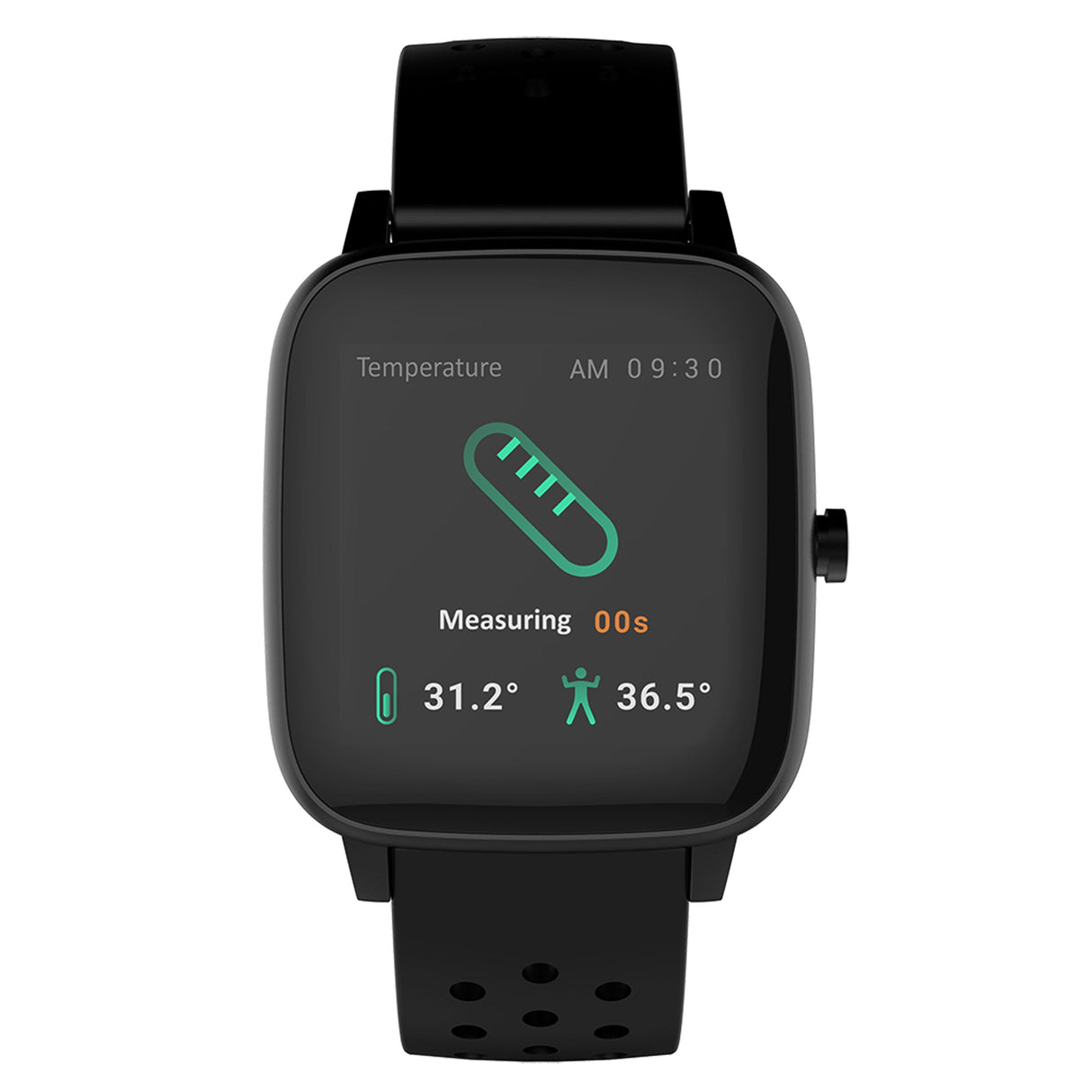 Supersonic Smartwatch – Heart Rate, Temp, SpO2 & BP Monitor