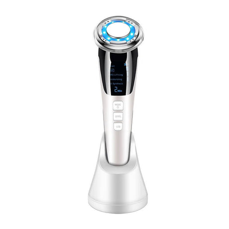 Face Massager Electric, Skin Care Tools Multifunctional Facial Massager anti Aging Skin Tightening Firming for Face Lift Galvanic Facial Machine (White)