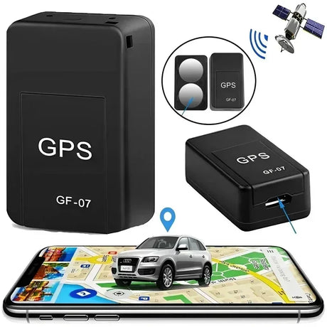 Magnetic Mini Car Tracker GPS Real Time Tracking Locator Device Magnetic GPS Tracker Real-Time Vehicle Locator Pet Tracker GF07