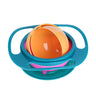 Ufo-Shaped Balanced Eating Bowl Cute Toy Kids Training Feeder 360 Rotating Spill-Proof Leak-Proof for Boys Girls