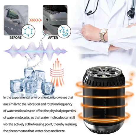 Molecular Interference Antifreeze for Snow Clearing, Vehicle Microwave Defroster Instrument, Microwave Defroster Car
