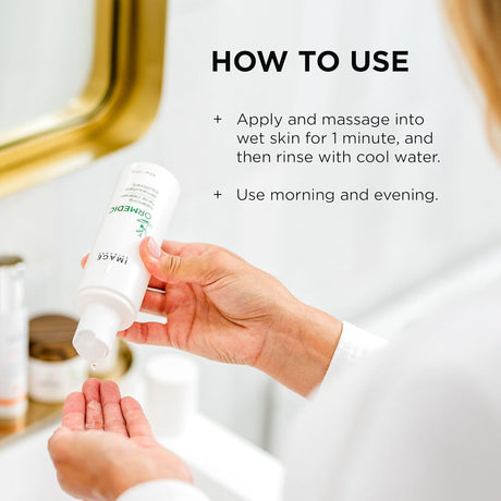 Ormedic Ph Balancing Facial Cleanser, Mild Foaming and Hydrating Face Wash with Aloe Vera