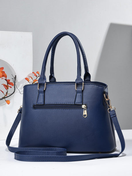 PLANEE Large Capacity 2-Piece Bag Set: Portable, Business Casual Tote & Crossbody Bags with Letter & Tassel Decor. Perfect for Work, School, College, Shopping, Commute, and Outdoor Activities. Lightweight, Stylish, and Functional for Women and Teen Girls.