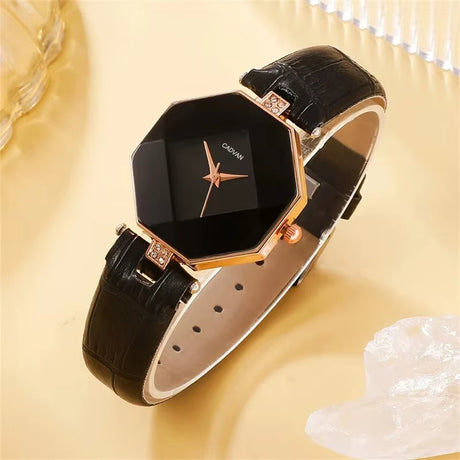 5Pcs Set Watches Set Luxury Rhinestone Women Fashion Elegant Wristwatch Quartz Watch for Girl Ladies Clock Relogio