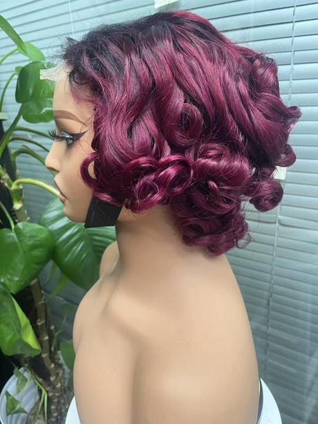 4X4 Lace Wig Short Loose Wave for Women, Summer Style Hairpiece, Lightweight and Breathable for Everyday Use