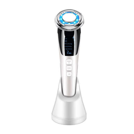 Face Massager Electric, Skin Care Tools Multifunctional Facial Massager anti Aging Skin Tightening Firming for Face Lift Galvanic Facial Machine (White)
